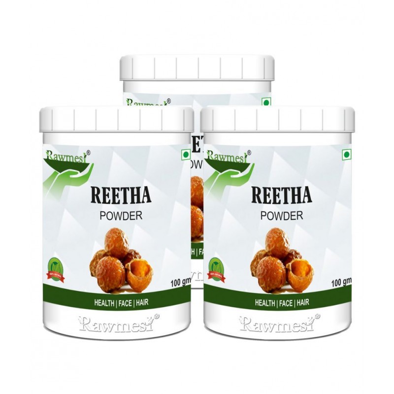 rawmest Reetha Powder 300 gm Pack of 3