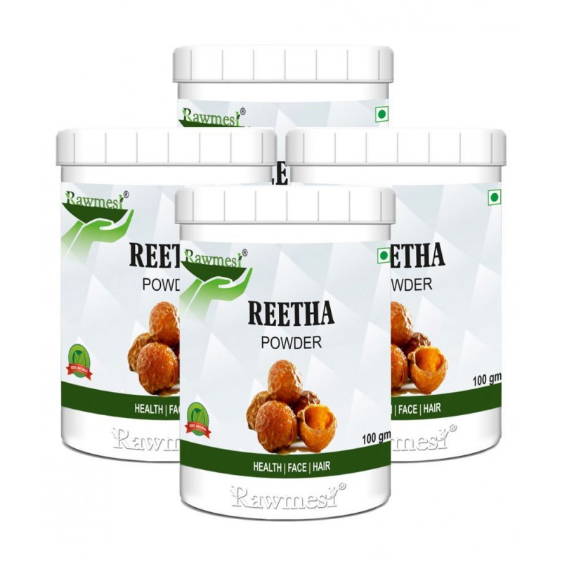 rawmest Reetha Powder 400 gm Pack Of 4