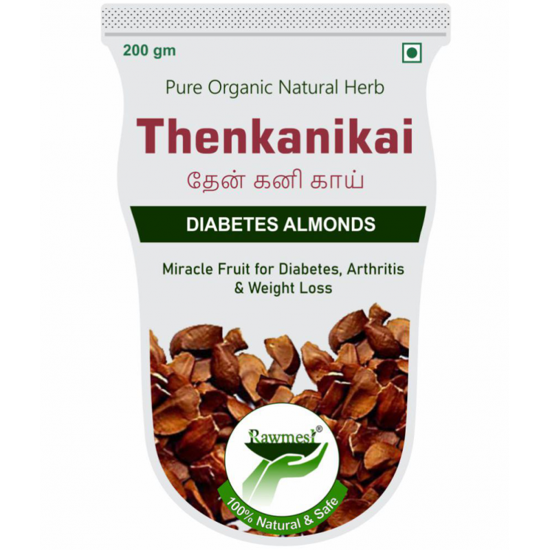 rawmest Thenkanikkai | Sugar Badam Kadwa Seeds Powder 200 gm Pack Of 1