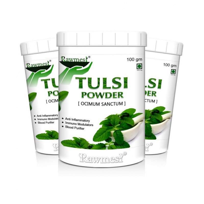 rawmest Tulsi Powder 300 gm Pack of 3