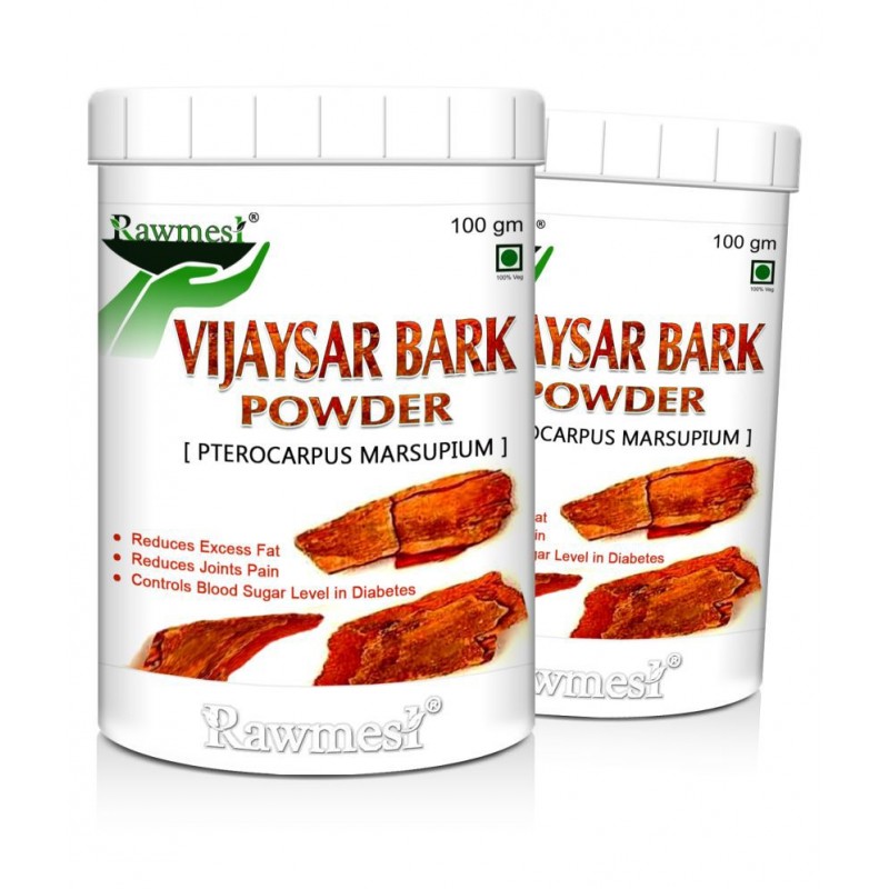 rawmest Vijaysar Bark Powder 200 gm Pack Of 2