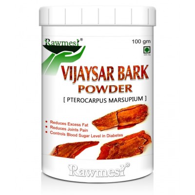 rawmest Vijaysar Bark Powder 400 gm Pack Of 4