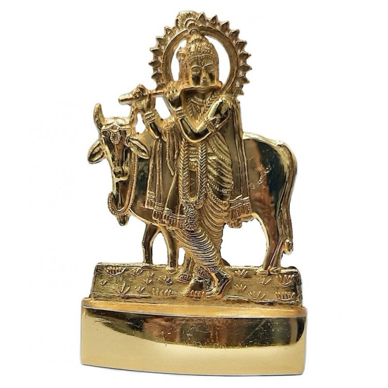 rudradivine Krishna Brass Idol