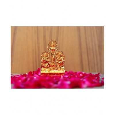 rudradivine Lakshmi Ganesha Saraswati Brass Idol