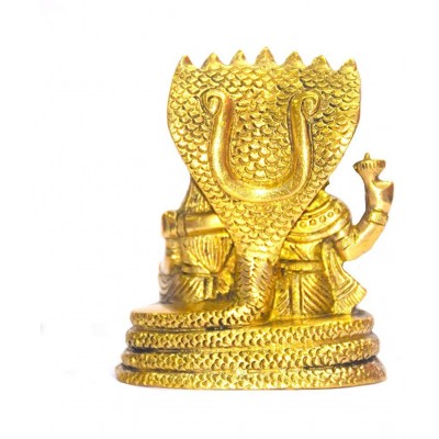 rudradivine Vishnu Laxmi Brass Idol