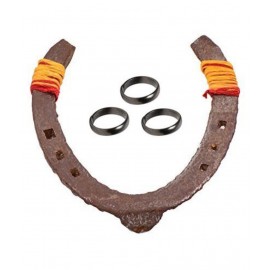 rudradivine horse shoe and horseshoe ring combo made with original horse shoe combo of black horseshoe and iron ring