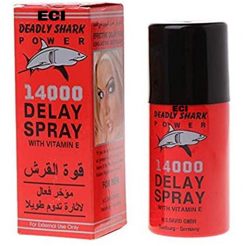 ECI Deadly Shark 14000 Delay Spray for men, Timing spray for men