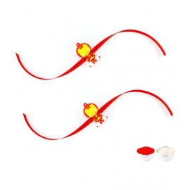 thriftkart Kids Rakhi Orange iron man Rakhi Combo of 2PC Pack of 2