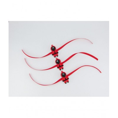 thriftkart Kids Rakhi Red 3PC  Squid Game  Character Rakhi