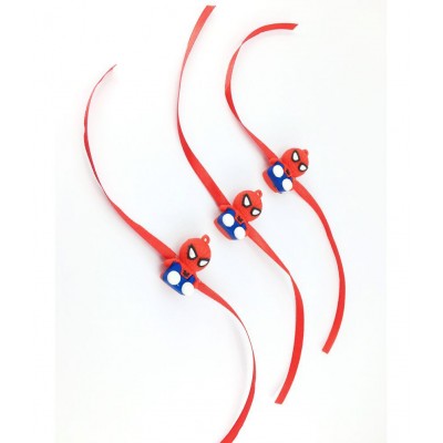 thriftkart Kids Rakhi Red Spiderman Rakhi Rakhi Combo of 2PC Pack of 2