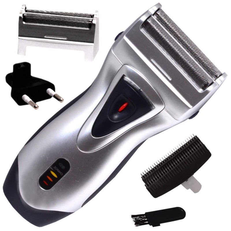 TOSHIKO SILVER TK-028 RECHARGEABLE SHAVER Top Model with Warranty