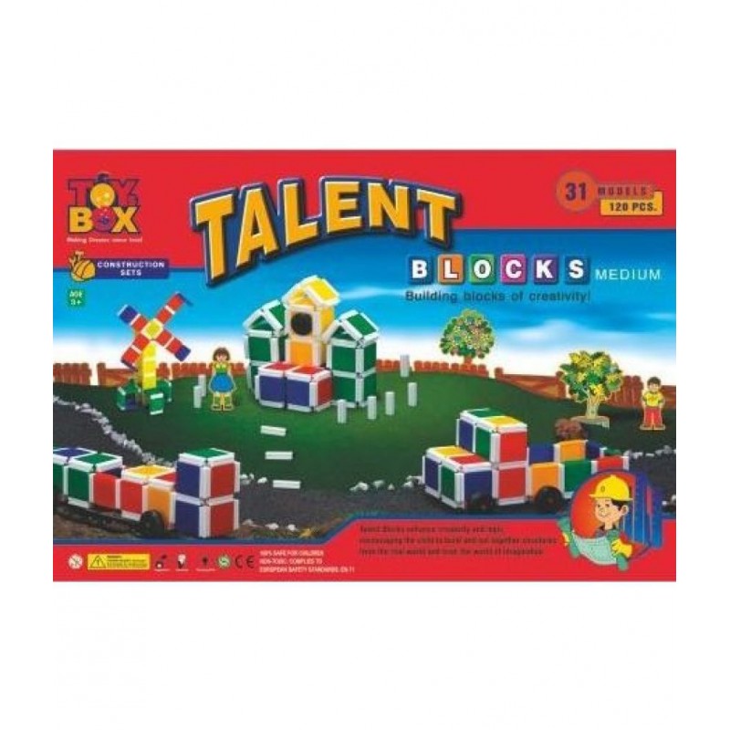 toyztrend Talent Blocks Medium Construction Building Blocks for Kids of Creative NAD Artistic Minds
