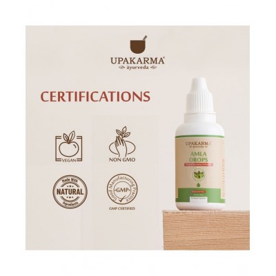 upakarma ayurveda Amla Drops Ayurvedic Drops to Immunity Liquid 30 ml Pack Of 1