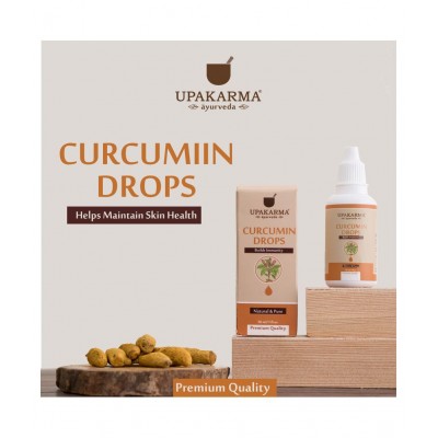 upakarma ayurveda Curcumin Drops Ayurvedic to Immunity Liquid 30 ml Pack Of 1