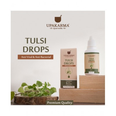 upakarma ayurveda Tulsi Drops Ayurvedic Drops to Immunity Liquid 30 ml Pack Of 1