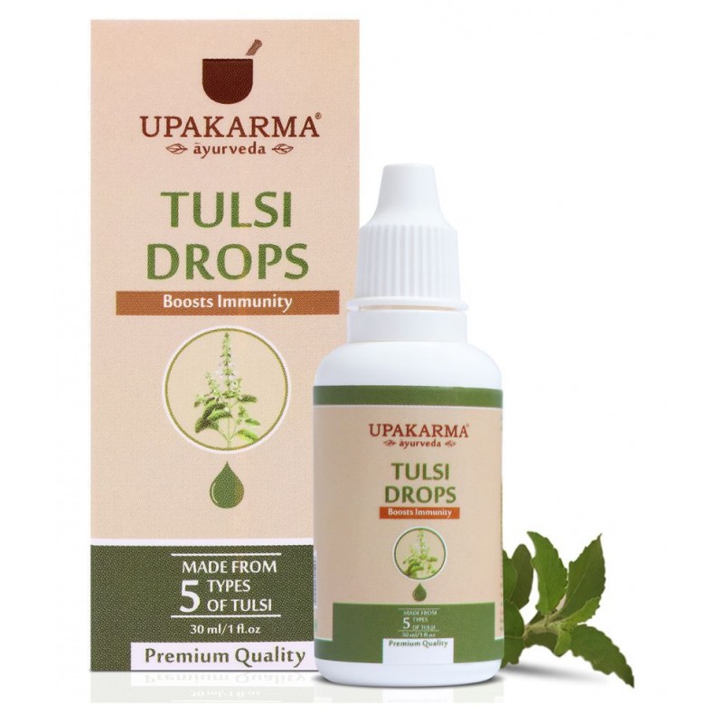 upakarma ayurveda Tulsi Drops Ayurvedic Drops to Immunity Liquid 30 ml Pack Of 1