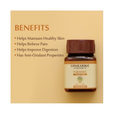 upakarma ayurveda Turmeric Boost Immunity and Strength Capsule 90 no.s Pack Of 1