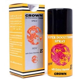 CROWN Super DOOZ 780000 Delay Spray for Men, with Vitamin E to Increase Power 45ml