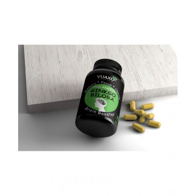 vuaxo Advanced Ginkgo Biloba Focus Memory Brain Booster Capsule 60 no.s