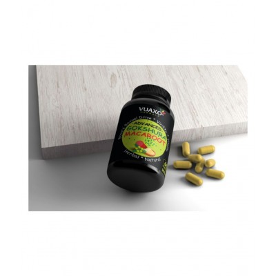 vuaxo Advanced Gokshura Maca Root Tribulus Terrestris Capsule 120 no.s Pack of 2