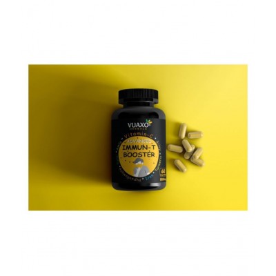 vuaxo Advanced Immun-T Booster Vitamin C Tulsi Giloy Capsule 60 no.s