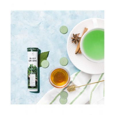 wellbeing nutrition Daily Greens, Organic Plant Superfood, Natural Multivitamin, Effervescent 63 gm Multivitamins Tablets