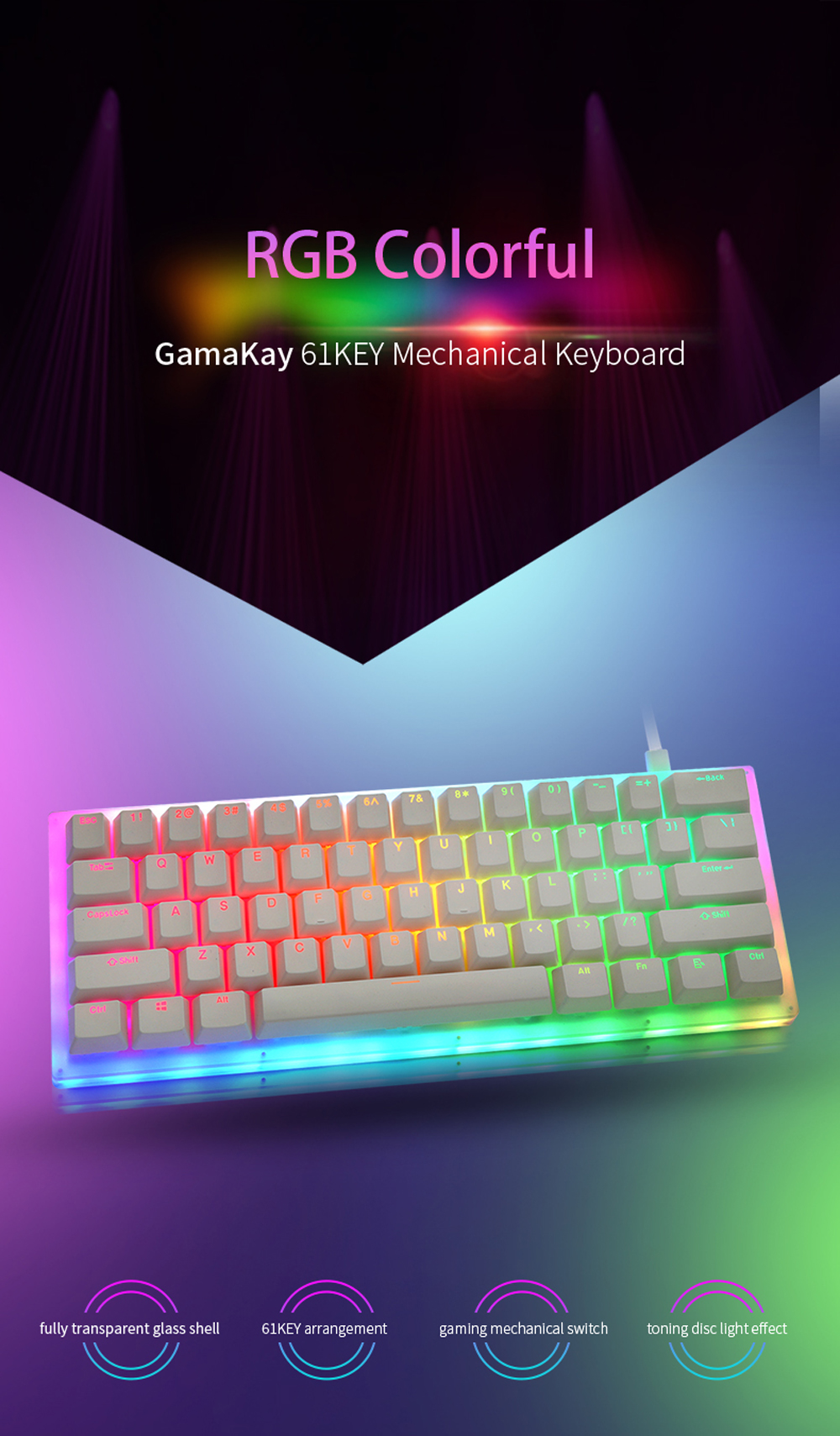 GamaKay-K61-Mechanical-Keyboard-61-Keys-60-Keyboard-Hot-Swappable-Type-C-31-Wired-USB-Translucent-Gl-1760057