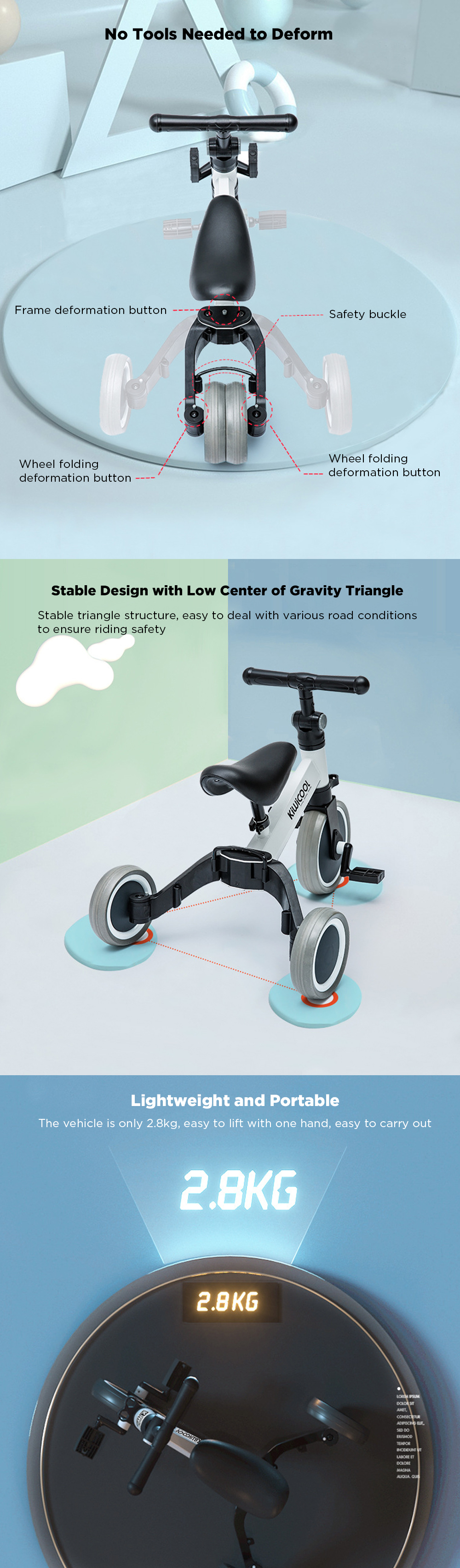 KIWICOOL-3in1-Balance-Bike--Kids-Beginner-Rider-Training-Walker-Bicycle--Baby-Tricycle-Bike-Scooter--1692124