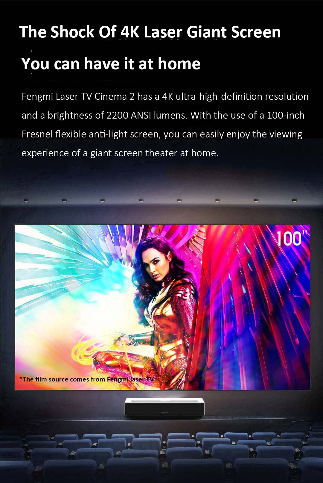 NEW-Fengmi-C2-Formovie-4K-Cinema-L-aser-Projector-2200-ANSI-Lumens-ALPD-30-5G-WiFi-Android-90-100-in-1845323