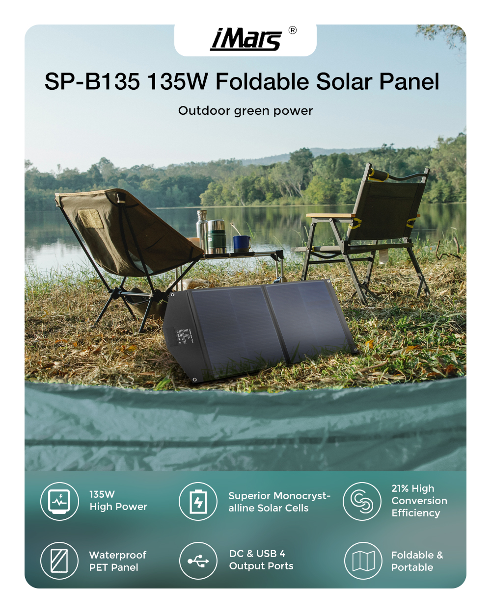 iMars-SP-B135-135W-19V-Solar-Panel-Folding-Portable-Superior-Monocrystalline-Solar-Power-Cell-Batter-1872847-1